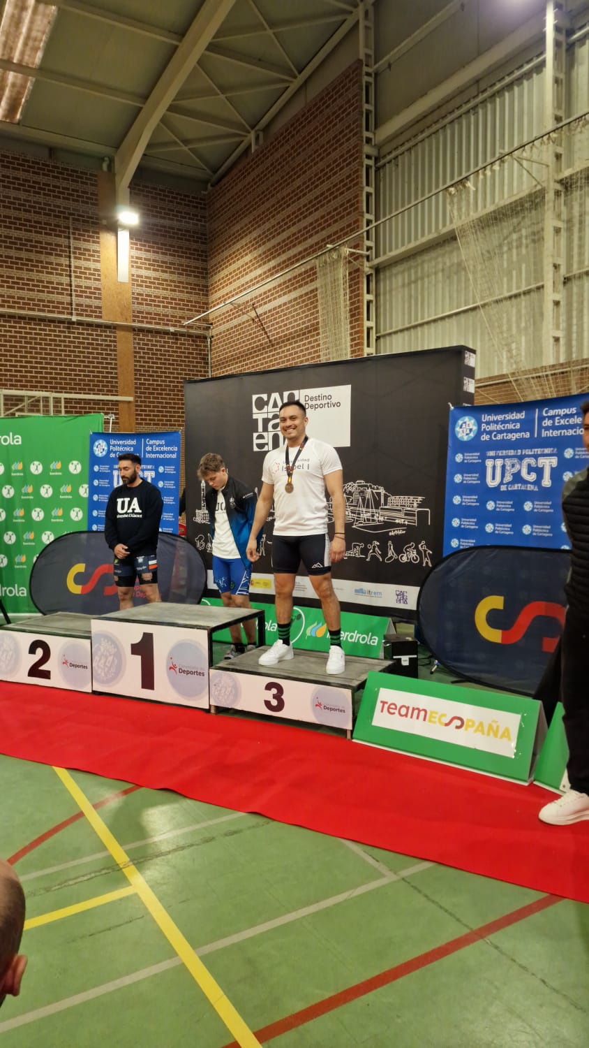 Carlos Chacón sube al podio en el Campeonato de España Universitario